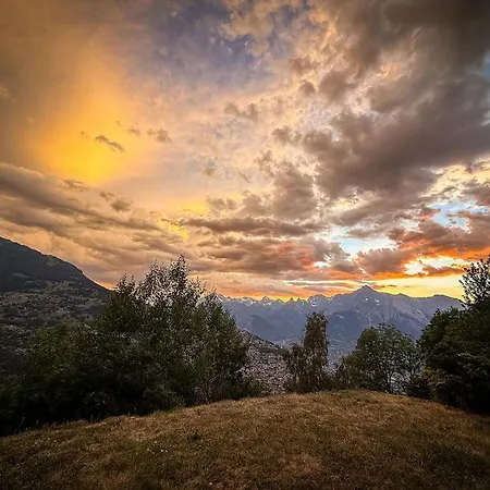 Alpesi faház Pomone - Jardin, Soleil Et Vue Alpine Veysonnaz